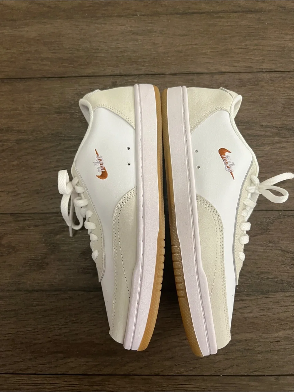 White Nike Women's Casual Lace-Up Sneakers - Women’s size 9 ( new without box)